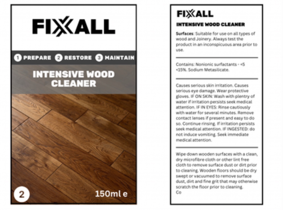 Fixxall Intensive Wood Cleaner 150ml - Image 2