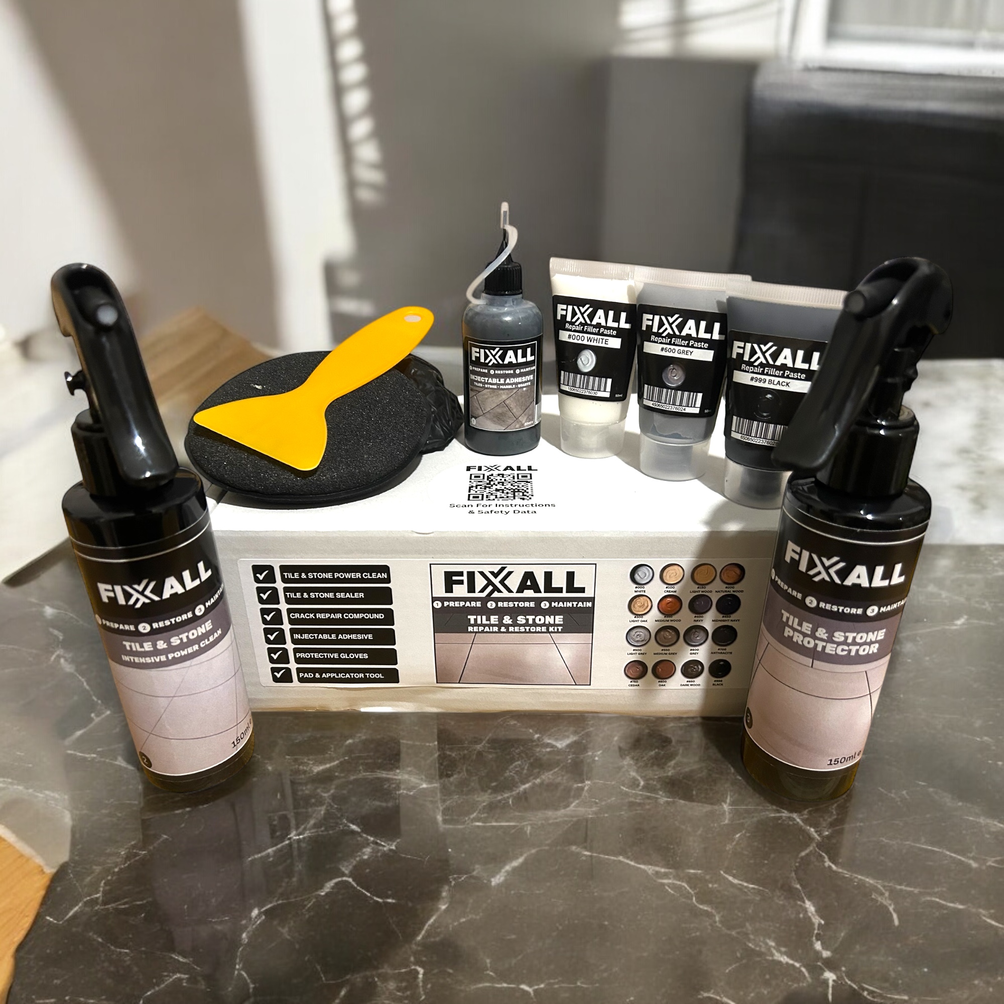 Fixxall Tile & Stone Repair & Restoration Kit