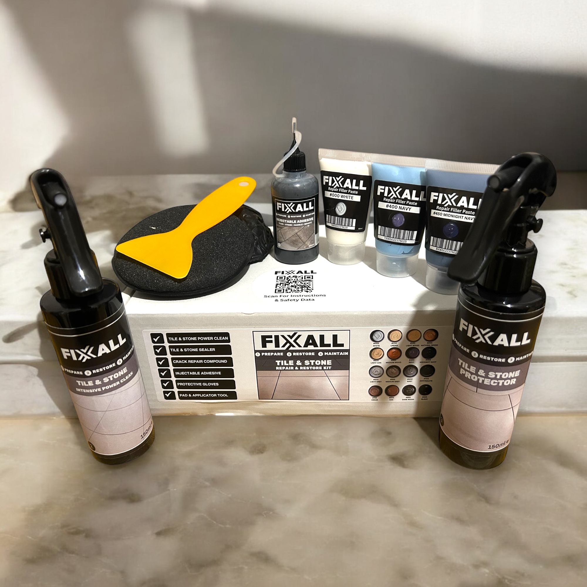 Fixxall Tile & Stone Repair & Restoration Kit - Image 7