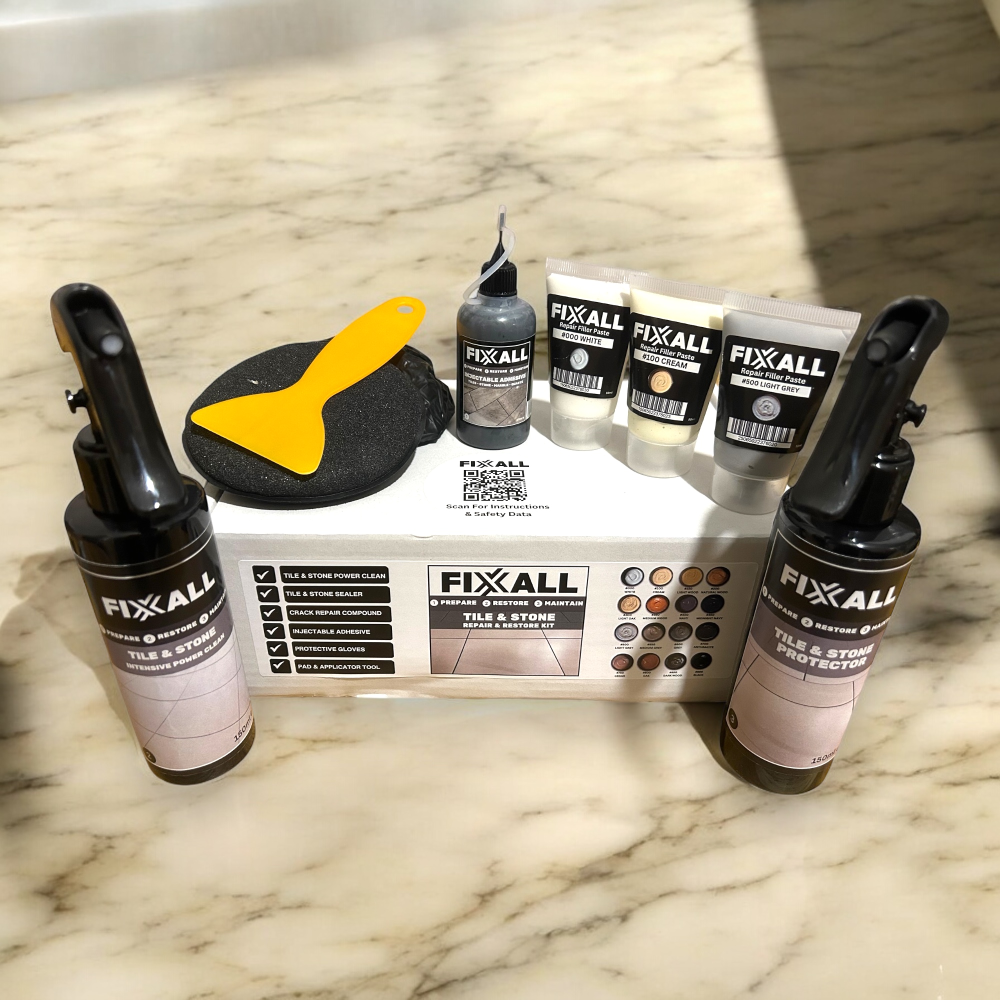 Fixxall Tile & Stone Repair & Restoration Kit - Image 5