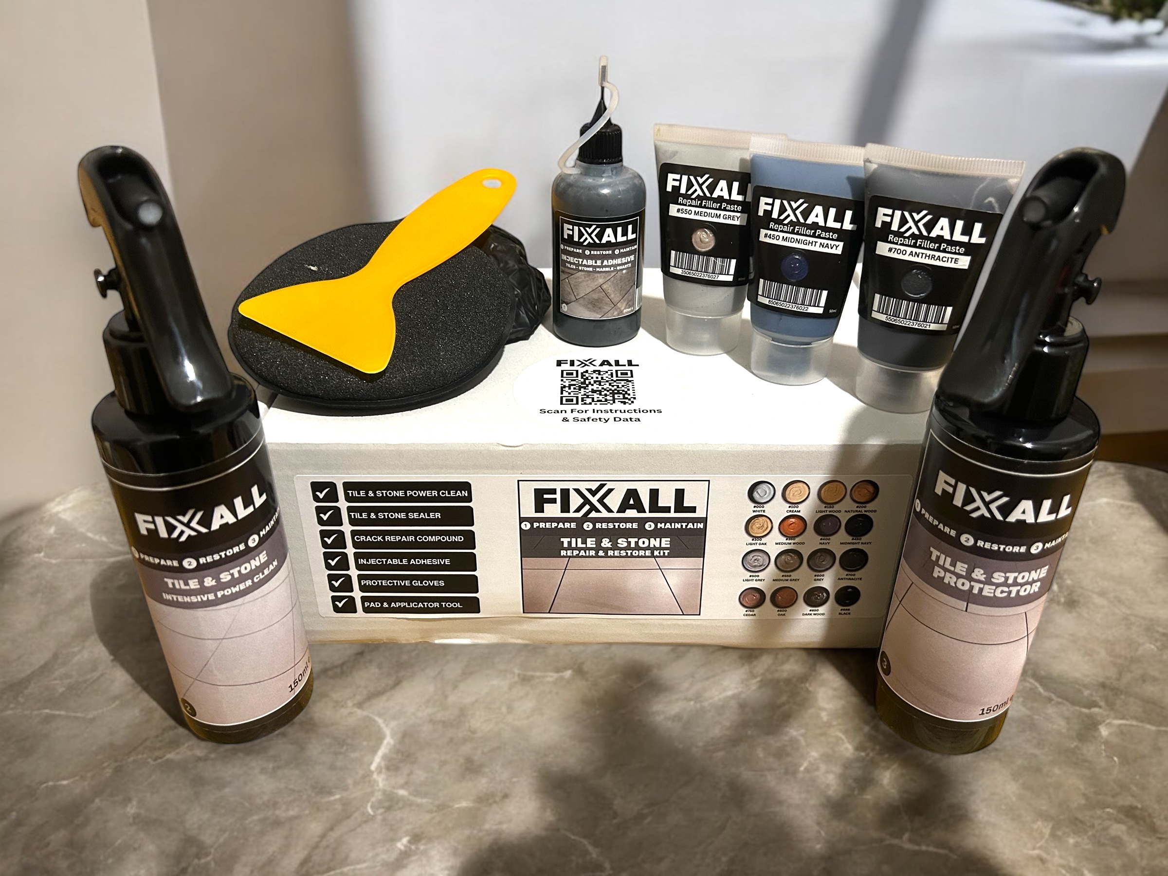 Fixxall Tile & Stone Repair & Restoration Kit - Image 4