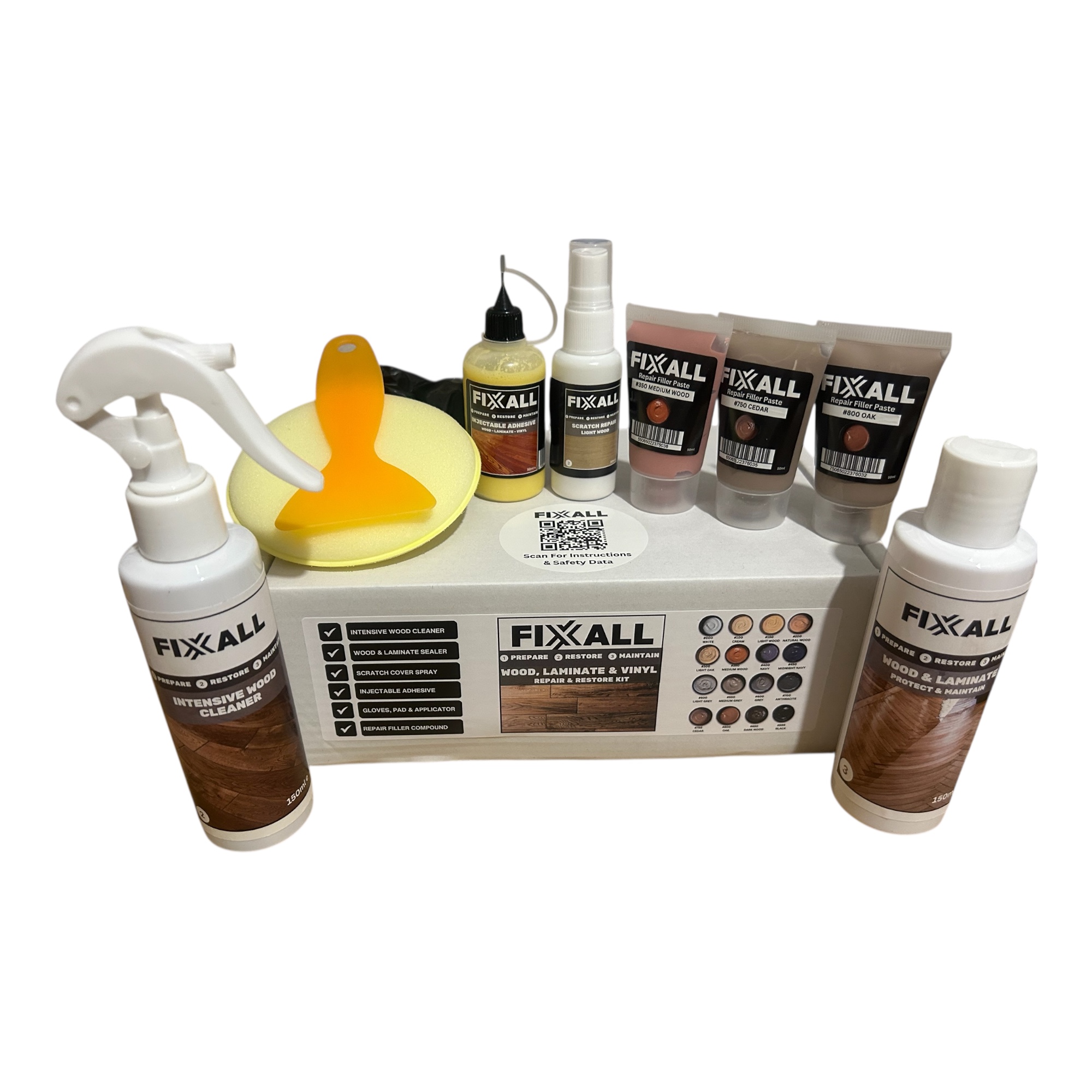 Fixxall Wood, Laminate & Vinyl Repair & Restoration Kit - Image 7