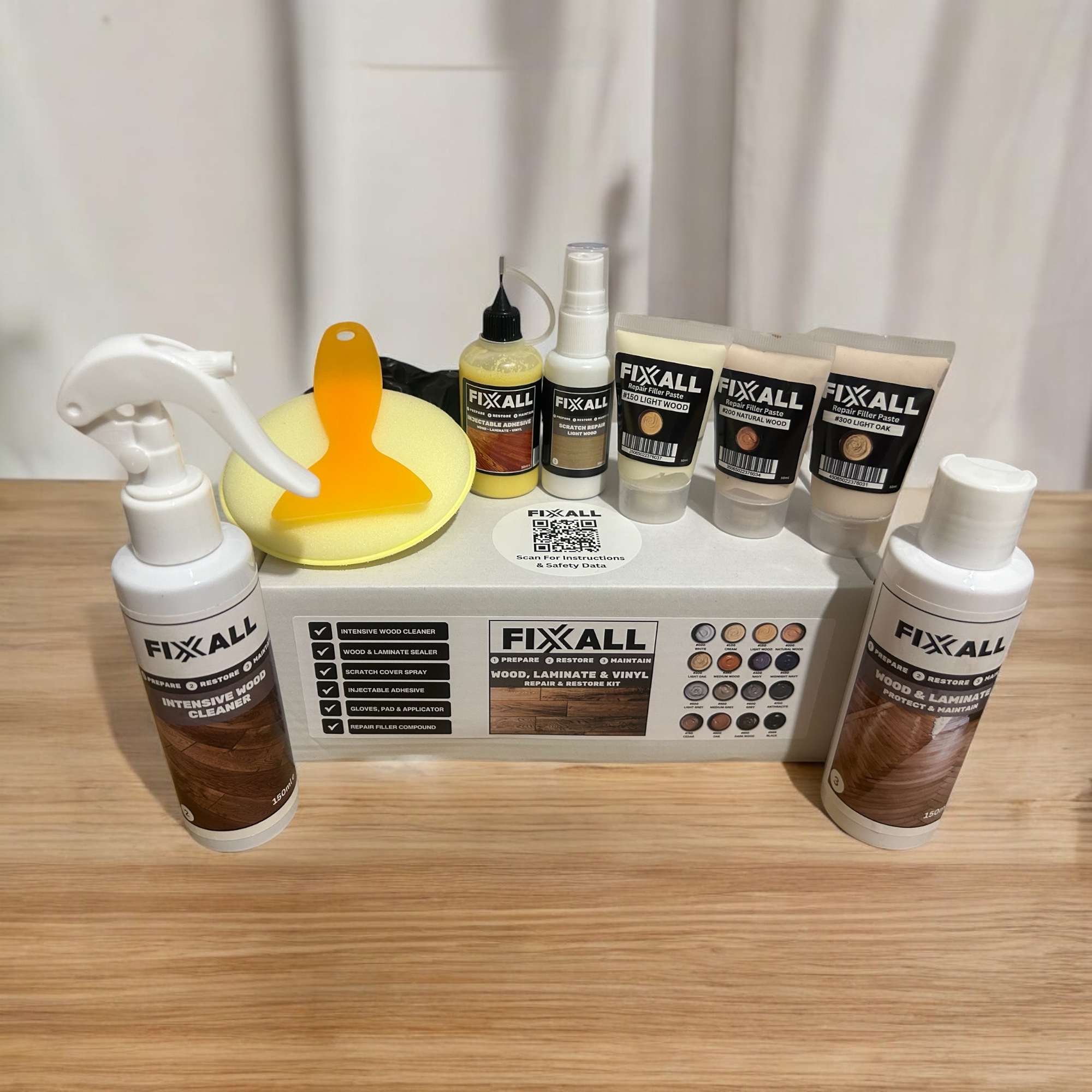 Fixxall Wood, Laminate & Vinyl Repair & Restoration Kit - Image 10